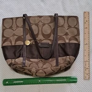 Coach Brown Designer Tote Bag